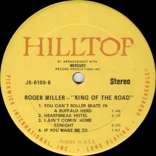 Roger Miller : King Of The Road (LP, Comp, RP)