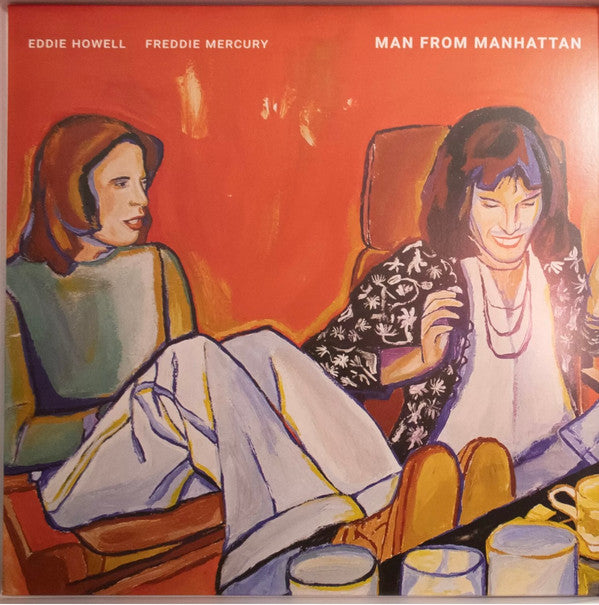 Eddie Howell & Freddie Mercury : Man From Manhattan (LP, Comp, Ltd, Whi)
