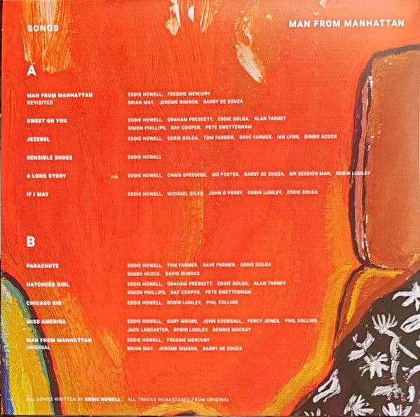 Eddie Howell & Freddie Mercury : Man From Manhattan (LP, Comp, Ltd, Whi)