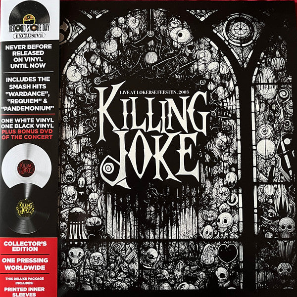 Killing Joke : Live At Lokerse Feesten, 2003 (LP, Whi + LP + DVD-V, NTSC + Album, RSD, Dlx, Ltd,)