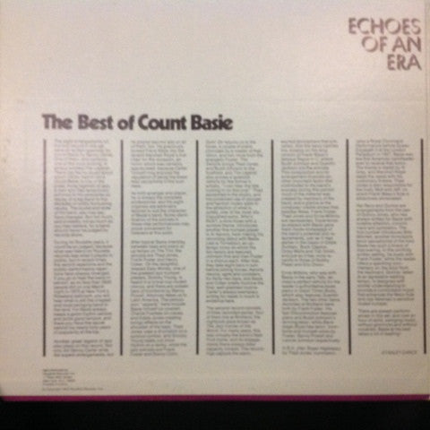 Count Basie : The Best Of Count Basie (2xLP, Comp)