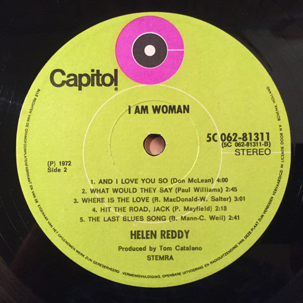 Helen Reddy : I Am Woman (LP, Album)