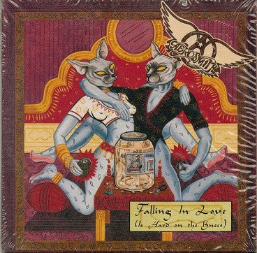 Aerosmith : Falling In Love (Is Hard On The Knees) (CD, Single, Car)