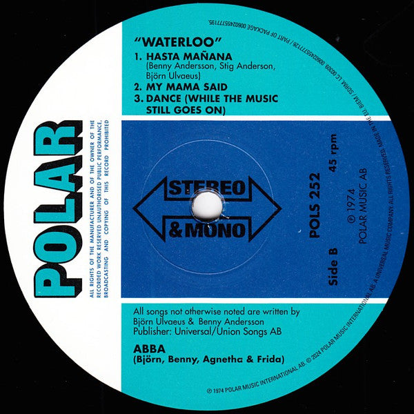 ABBA : Waterloo (2xLP, Album, RE, RM, Hal)