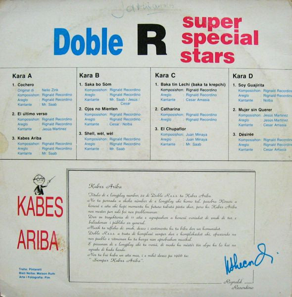 Doble R : Kabes Ariba (2xLP, Album)