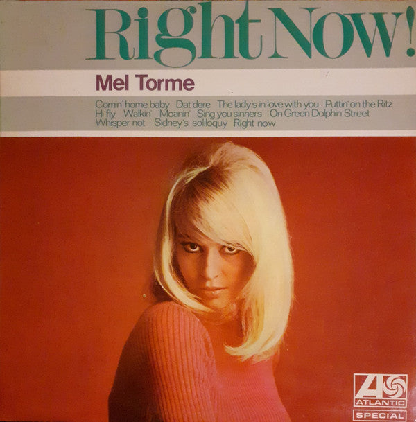 Mel Tormé : Right Now! (LP, Album, RE)