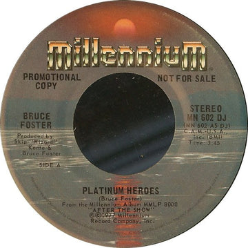 Bruce Foster : Platinum Heroes (7", Promo)