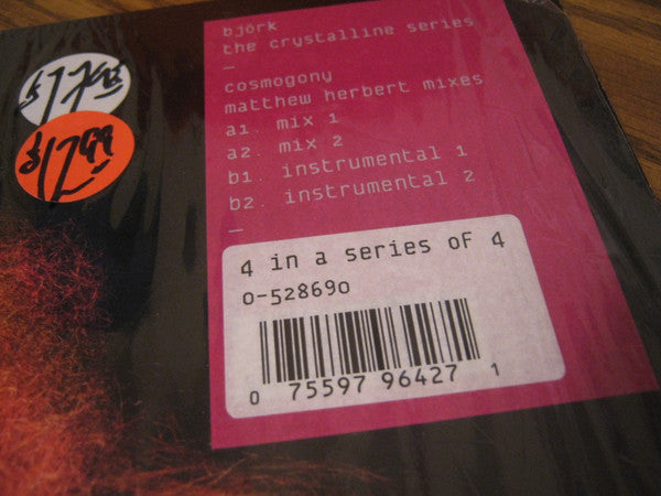 Björk : The Crystalline Series (Cosmogony Matthew Herbert Mixes) (12")