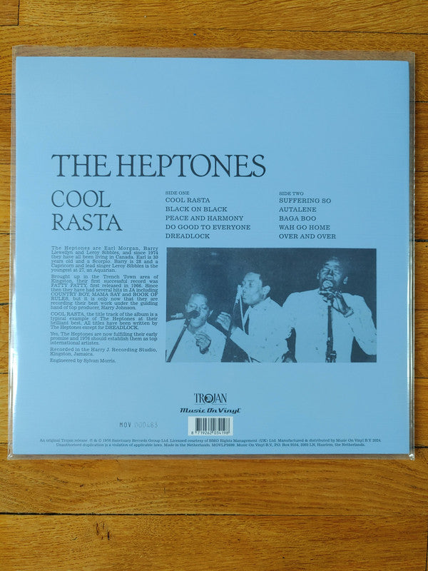 The Heptones : Cool Rasta (LP, Album, Ltd, Num, RE, Ora)