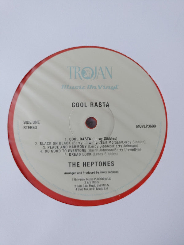 The Heptones : Cool Rasta (LP, Album, Ltd, Num, RE, Ora)