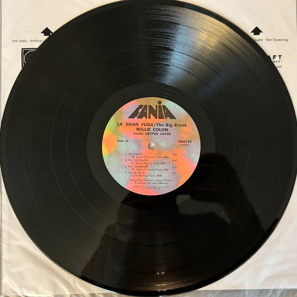 Willie Colón : Wanted By FBI / The Big Break - La Gran Fuga (LP, Album, RE)