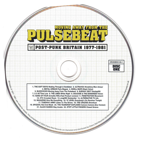 Various : Moving Away From The Pulsebeat: Post-Punk Britain 1977-1981 (5xCD, Comp)