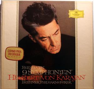 Ludwig van Beethoven, Herbert von Karajan, Berliner Philharmoniker : 9 Symphonien (Box, RE + 8xLP)