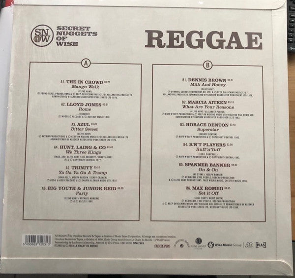 Various : Reggae - Secret Nuggets Of Wise (LP, Album)