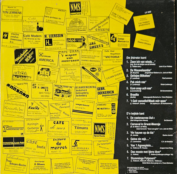 Various : Vastelaovend In Meersje (LP, Album, Mono)