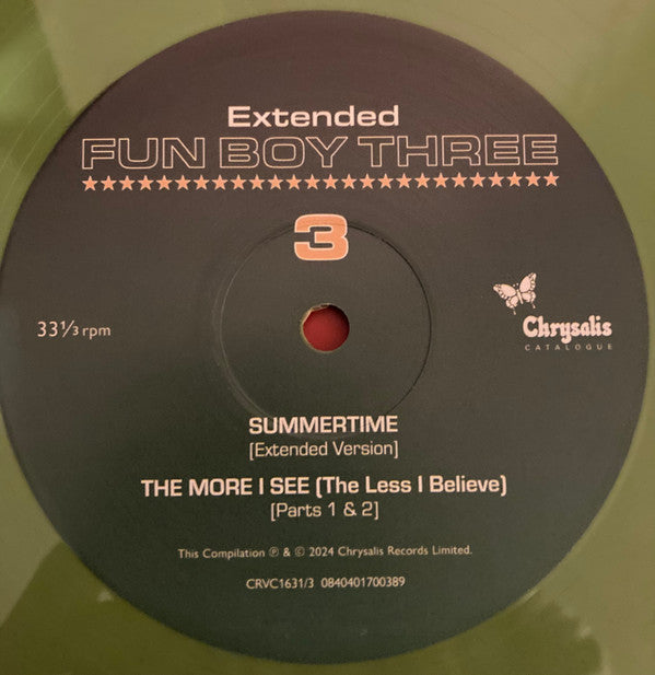 Fun Boy Three : Extended (2xLP, RSD, Comp, Bioplastic, Ltd)