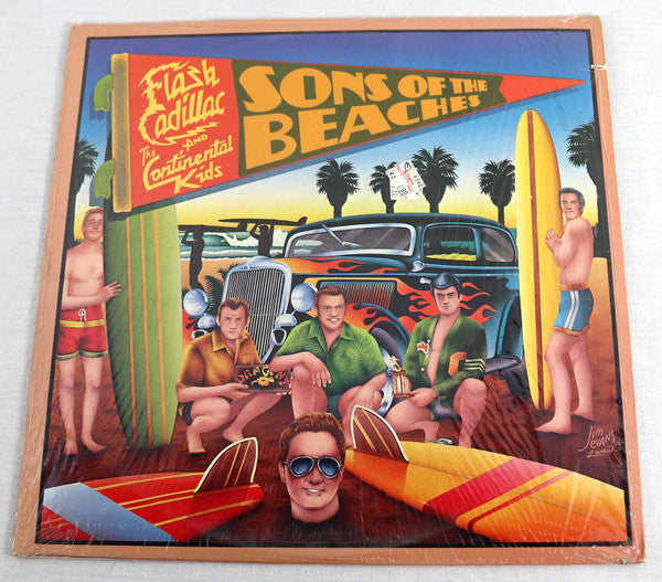 Flash Cadillac & The Continental Kids : Sons Of The Beaches (LP, Album)