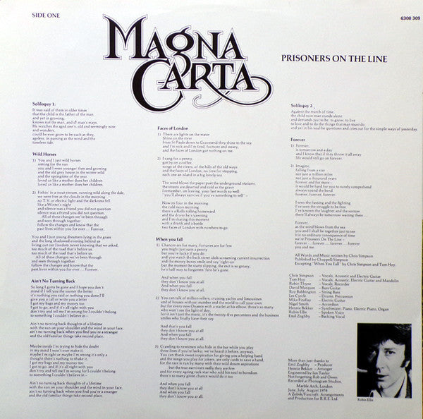 Magna Carta : Prisoners On The Line (LP, Album)