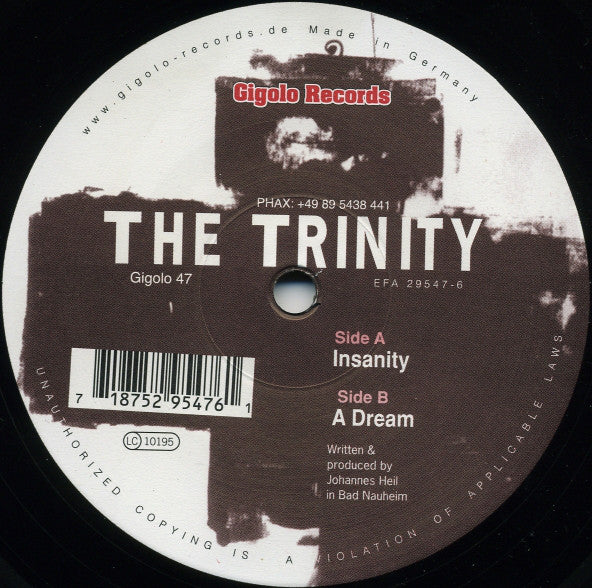 The Trinity : The Trinity (12")