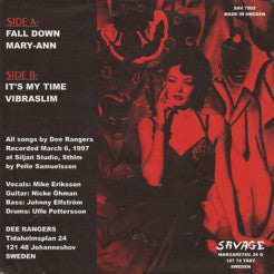 Dee Rangers : Fall Down (7", EP)