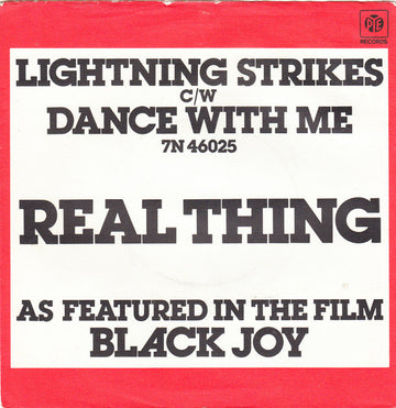 The Real Thing : Lightning Strikes Again (7")