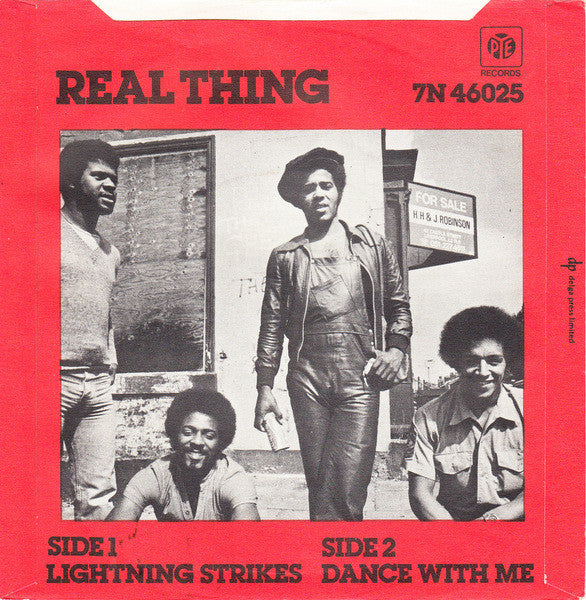 The Real Thing : Lightning Strikes Again (7")