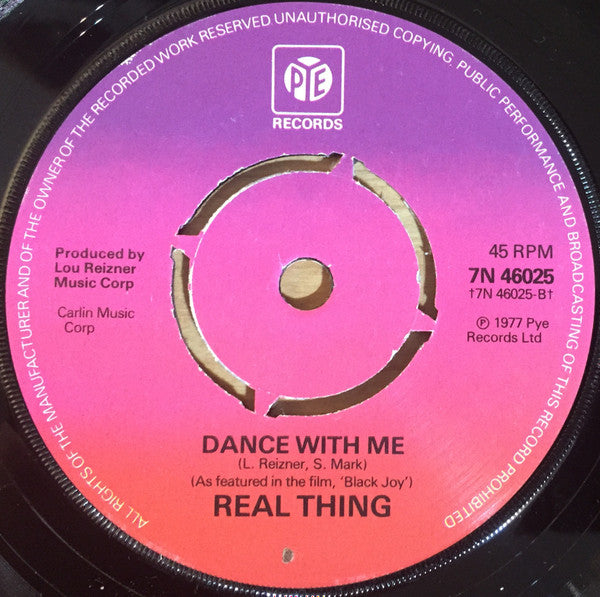 The Real Thing : Lightning Strikes Again (7")