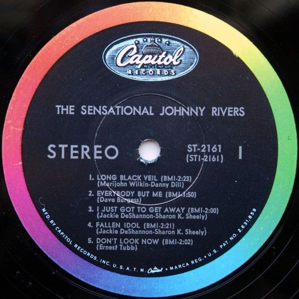 Johnny Rivers : The Sensational Johnny Rivers (LP, Album, Scr)