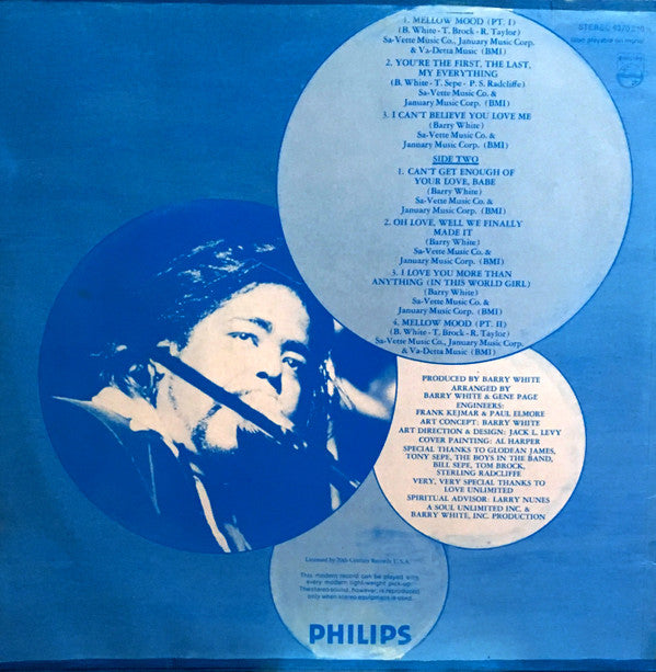 Barry White : Can't Get Enough (LP, Album)