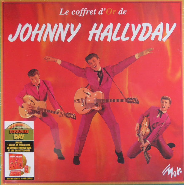 Johnny Hallyday : Le Disque D'Or (Box, RSD, Ltd + LP, Comp, RE, Gol + Cass, Comp, RE)