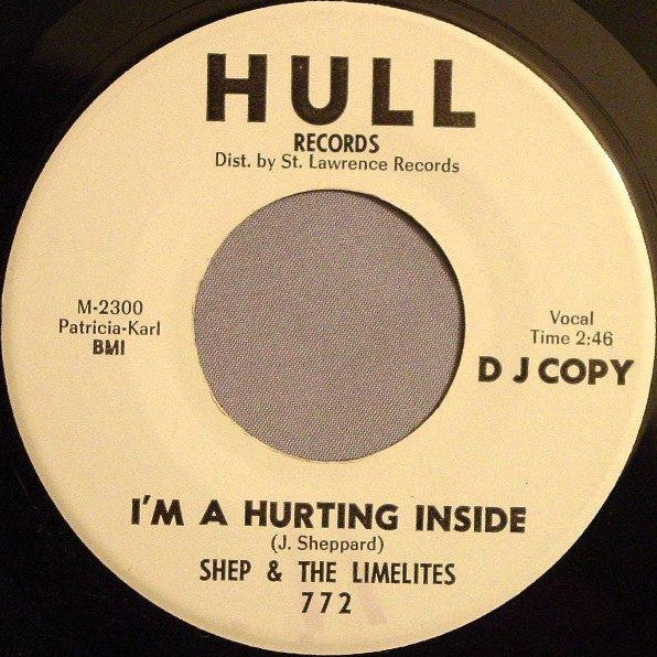 Shep & The Limelites : I'm A Hurting Inside / In Case I Forget (7", Single, Promo)