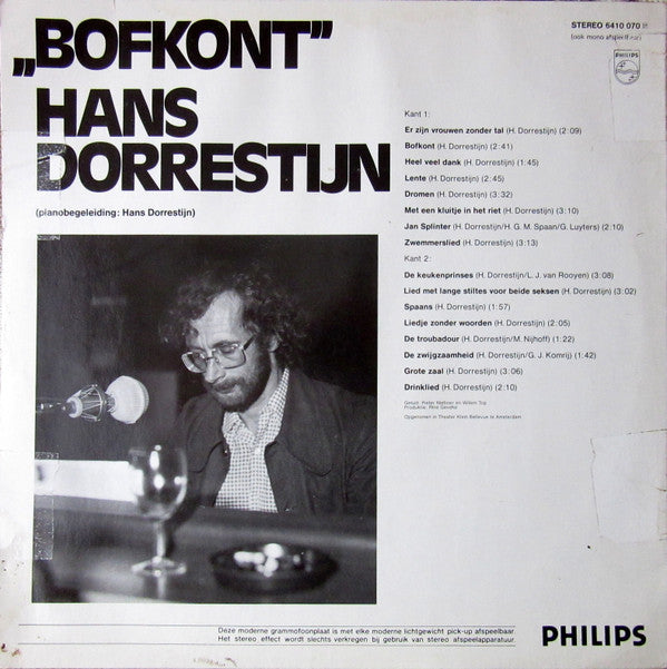 Hans Dorrestijn : Bofkont (LP, Album)