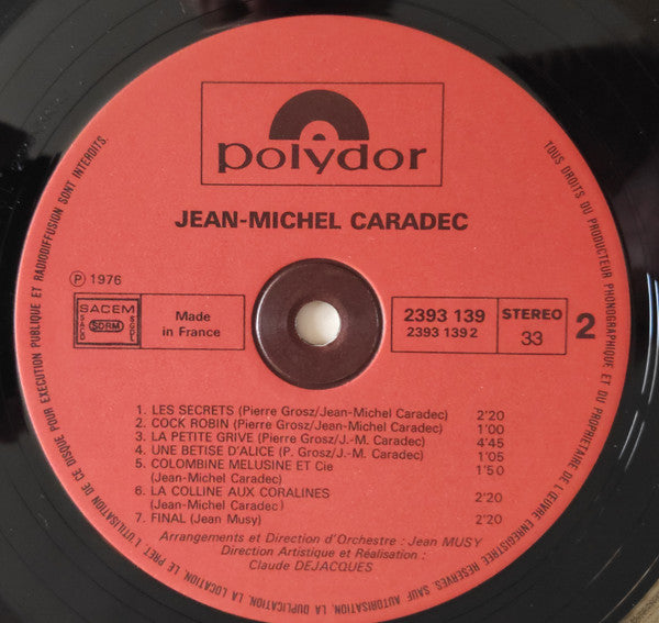 Jean-Michel Caradec : Chante Pour Les Enfants (LP, Album)