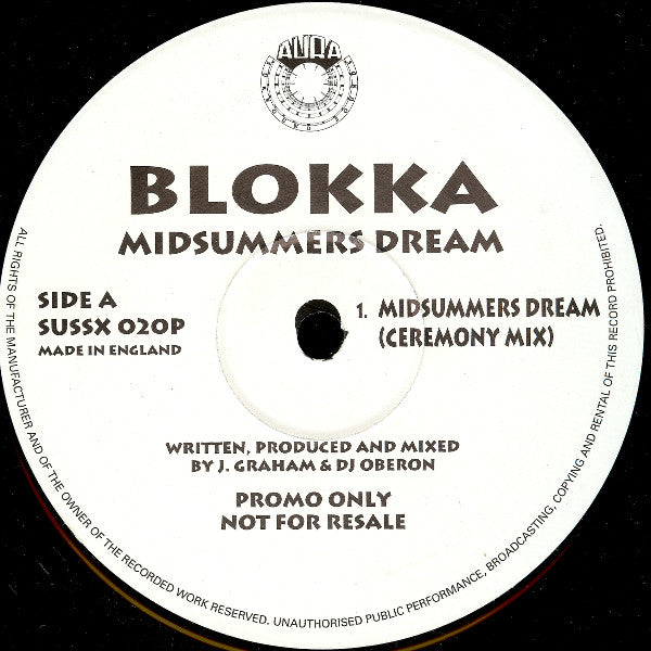 Blokka : Midsummers Dream (12", Promo)