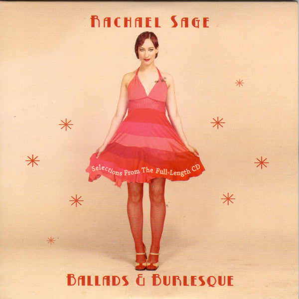 Rachael Sage : Ballads & Burlesque (CD, Album, Promo, Car)