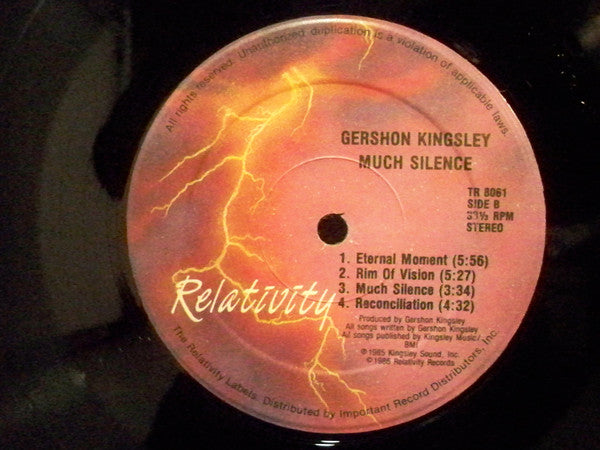 Gershon Kingsley : Much Silence (LP, Album)