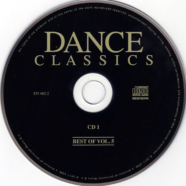 Various : Dance Classics - Best Of Vol. 5 (3xCD, Comp)