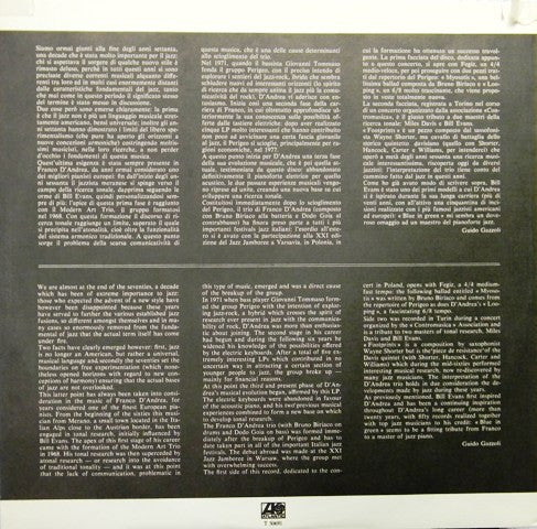 Franco D'Andrea Trio With Dodo Goya & Bruno Biriaco : From East To West (LP, Album)