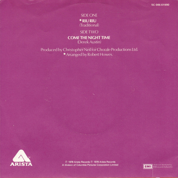 Chorale (2) : Riu Riu (7", Single)
