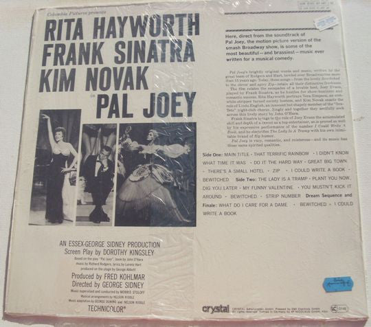 Rodgers & Hart : Pal Joey (LP, RE)