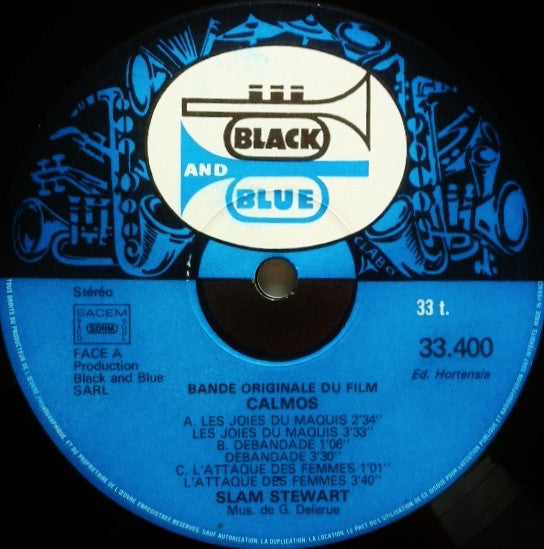 Georges Delerue & Slam Stewart : Calmos (Musique Originale Du Film) (LP, Album)