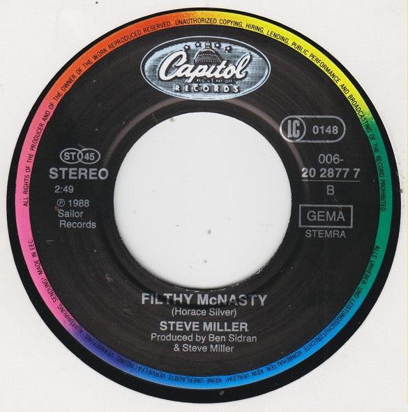 Steve Miller : Ya Ya (7")