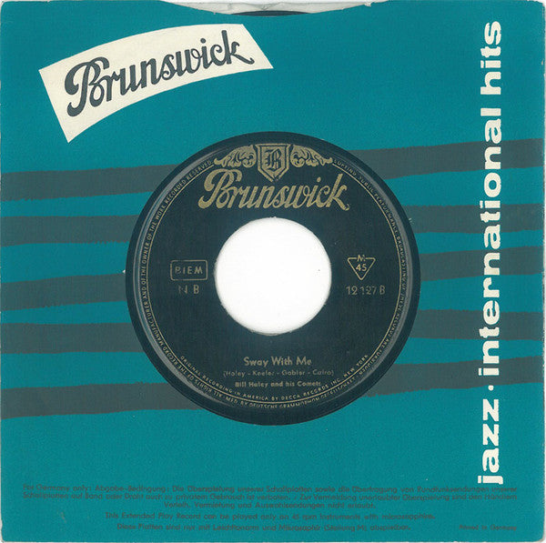 Bill Haley And His Comets : Skinny Minnie (7", Single, Mono)