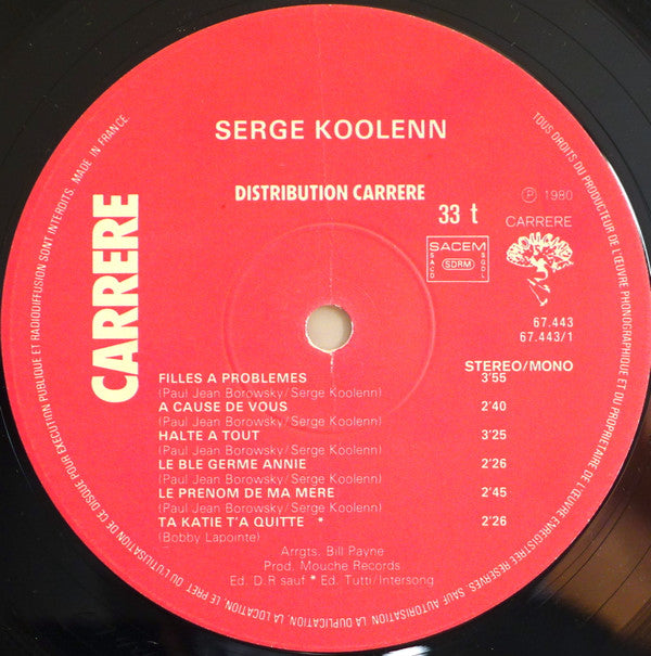 Serge Koolenn : Serge Koolenn (LP, Album)