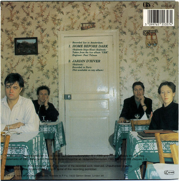 The Nits : Home Before Dark (7", Single)