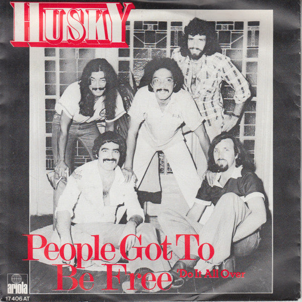 Husky (2) : People Got To Be Free (7", Single)
