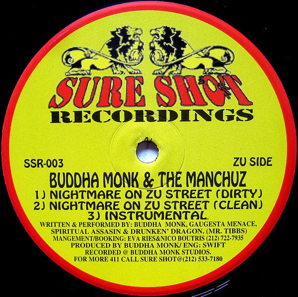 Buddha Monk : Gots Like Come On Thru / Nightmare On Zu Street (12")