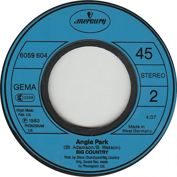 Big Country : Fields Of Fire (7", Single)