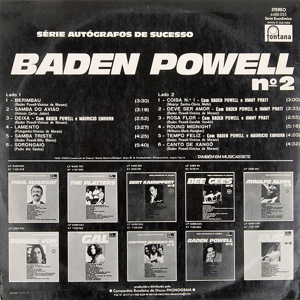 Baden Powell : Baden Powell N° 2 (LP, Comp)