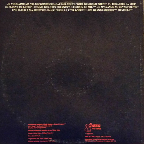 Edith Butler : Edith Butler (LP, Album)